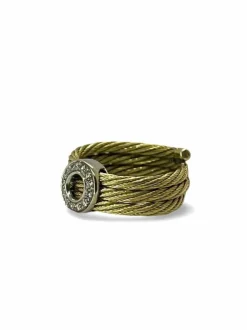 Bague or jaune et diamants 0,12 ct