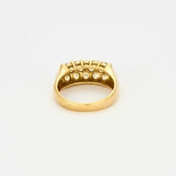 Bague or jaune et diamant