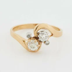 Bague or Jaune et Diamants