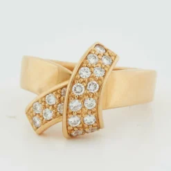 Bague Or Jaune et Diamants