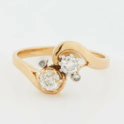 Bague or Jaune et Diamants