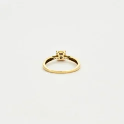 Bague OR JAUNE et DIAMANTS