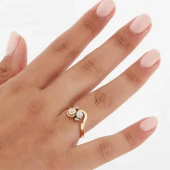 Bague or Jaune et Diamants