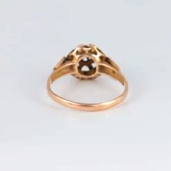 Bague or jaune et diamant