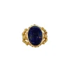 Bague Or jaune Lapis-lazuli