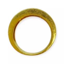 Bague or jaune lignée de quatre diamants