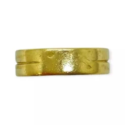 Bague or jaune lignée de quatre diamants
