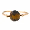 Bague Or jaune oeil-de-Tigre