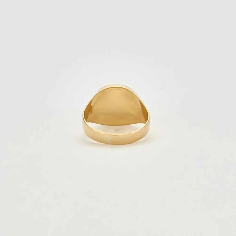 Bague Or jaune Onyx