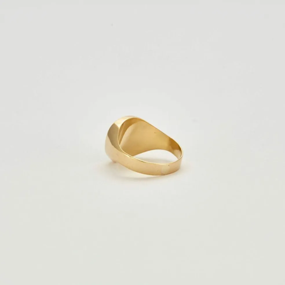 Bague Or jaune Onyx