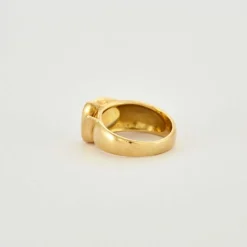 Bague or jaune opale