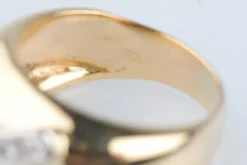 Bague Or jaune Or blanc Diamant