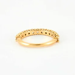 Bague Or jaune pavage Diamants