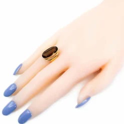 Bague Or jaune Quartz
