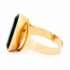 Bague Or jaune Quartz