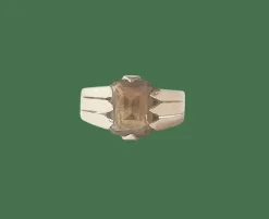 Bague or jaune quartz 2.45 carats