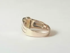 Bague or jaune quartz 2.45 carats