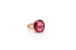Bague Or jaune Rubellite Diamants