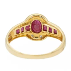 Bague Or jaune Rubis