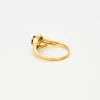Bague or jaune Rubis et diamants