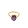 Bague Or jaune Saphir