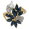 Bague Or jaune Saphir
