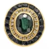 Bague Or Jaune Saphir