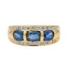Bague Or jaune Saphir
