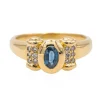 Bague Or jaune Saphir