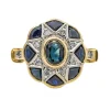 Bague Or jaune Saphir