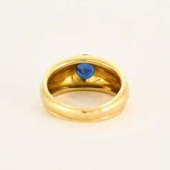 Bague Or Jaune Saphir