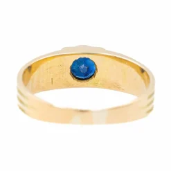 Bague Or jaune Saphir
