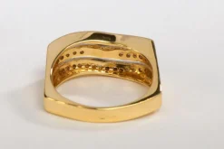 Bague Or jaune Saphir