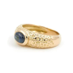 Bague Or jaune Saphir