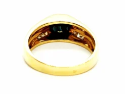 Bague Or jaune Saphir