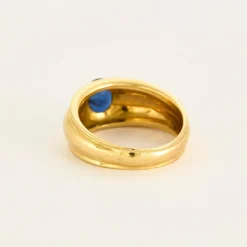 Bague Or Jaune Saphir