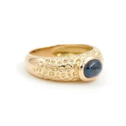 Bague Or jaune Saphir