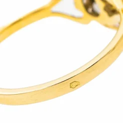 Bague Or jaune Saphir