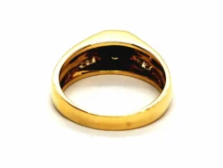 Bague Or jaune Saphir