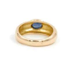Bague Or jaune Saphir