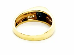 Bague Or jaune Saphir