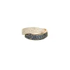 Bague or jaune, saphir et diamants
