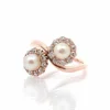 Bague or jaune sertie de diamants