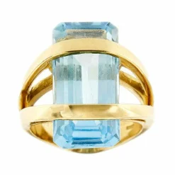 Bague Or Jaune Topaze