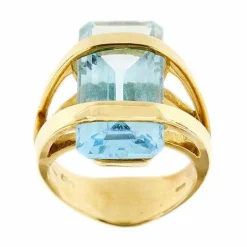 Bague Or Jaune Topaze