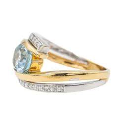 Bague Or jaune Topaze