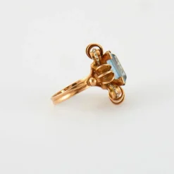 Bague Or jaune Topaze