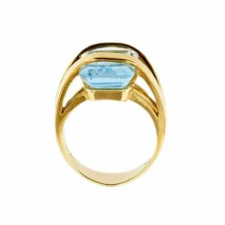 Bague Or Jaune Topaze