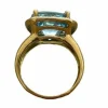 Bague or jaune Topaze Diamants