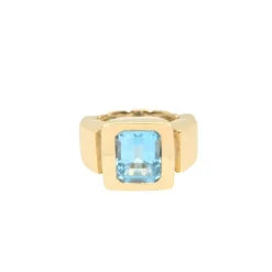 Bague Or jaune Topaze Didier Guérin